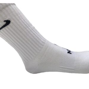 medias canilleras nike blancas logo negro
